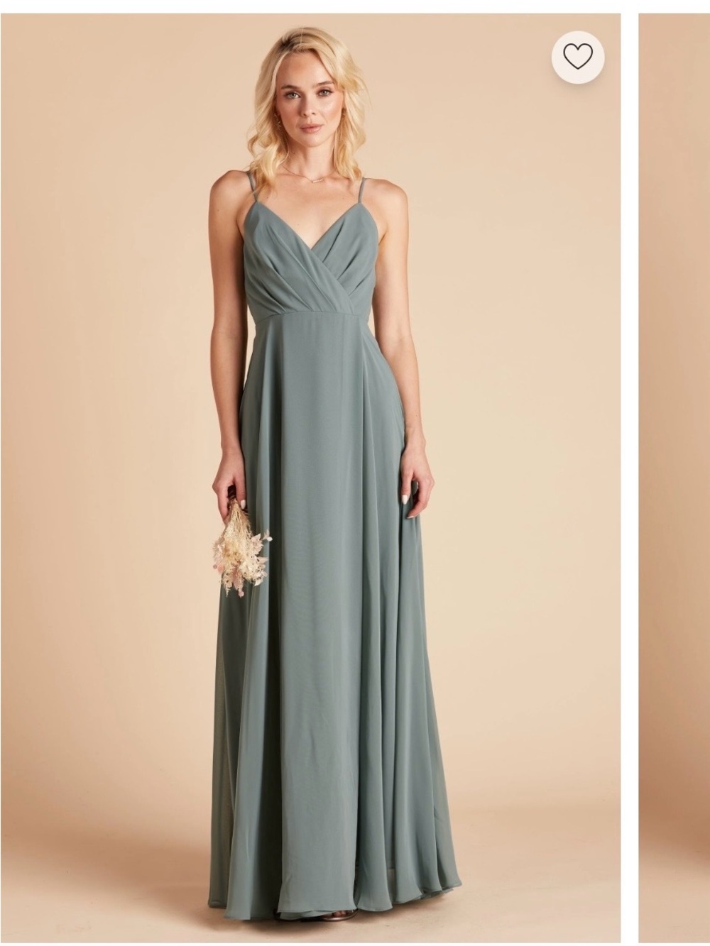 NWT! Spaghetti-Strap V-Neck Maxi Dress in Sea Glass. It has pockets! XL